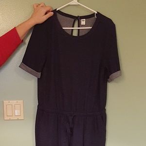 Short sleeved jumpsuit